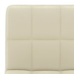 vidaXL Tabourets de bar lot de 2 crème velours