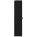 vidaXL Haut Armoire Chêne noir 30 x 42.5 x 185 cm Bois d'ingénierie