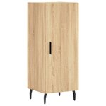 vidaXL Buffet Chêne sonoma 34 5x34x90 cm Bois d'ingénierie