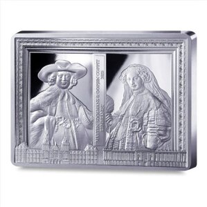 Marten Soolmans et Oopjen Coppit  Rembrandt - Monnaie de 50€ argent 100g