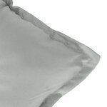 vidaXL Coussin de banc de jardin gris clair mélangé 100x50x7 cm tissu