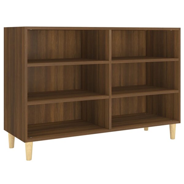 vidaXL Buffet chêne marron 103 5x35x70 cm bois d'ingénierie