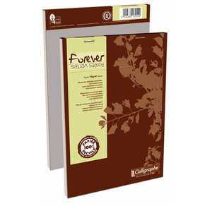 FOREVER Calligraphe  Bloc agrafes en tête 14 8x21cm - 200p - 70g CALLIGRAPHE