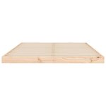 vidaXL Cadre de lit sans matelas 135x190 cm bois de pin massif