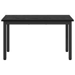 vidaXL banc Chêne noir 80 x 35 x 45 cm Bois d'ingénierie