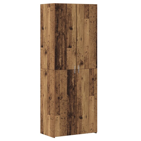 vidaXL Buffet Bois Ancien 70x42.5x185 cm Bois d'ingénierie