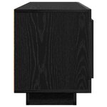 vidaXL Meuble TV Chêne noir 102 x 35 x 45 cm Bois d'ingénierie