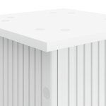 vidaXL Support de Plante Blanc 30 5 x 30 x 100 5 cm Bois d'ingénierie