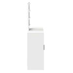 vidaXL Table de Toilette Blanc 102 x 33 x 135 cm Bois d'ingénierie