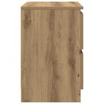 vidaXL Meuble TV chêne artisanal 40x35x54 cm bois d'ingénierie