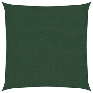 vidaXL Voile d'ombrage 160 g/m² Vert foncé 2 5x2 5 m PEHD