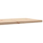 vidaXL Dessus de table 2 Pièces 80x40x2 5cm rectangulaire bois pin massif