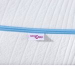 vidaXL Matelas Blanc 140 x 200 cm Mousse