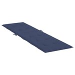 vidaXL Coussin de chaise de terrasse bleu marine tissu oxford