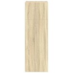 vidaXL Buffet haut chêne sonoma 50x41x124 cm bois d'ingénierie