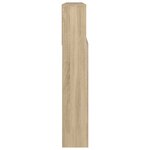 vidaXL Armoire de tête de lit Chêne sonoma 220x19x103 5 cm
