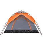 vidaXL Tente de camping à dôme 5 personnes libération rapide