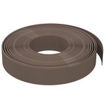 vidaXL Bordures de jardin 4 Pièces marron 10 m 10 cm polyéthylène