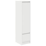 vidaXL Buffet haut blanc 29 5x34x119 5 cm bois d'ingénierie