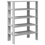 vidaXL Étagère à chaussures sonoma gris 61x32x87 5 cm bois ingénierie
