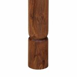 vidaXL Table à manger 80x80x77 cm bois d'acacia solide