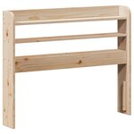 vidaXL Tête de lit avec étagères 100 cm bois massif de pin