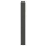 vidaXL Pieds de table à manger en forme de V  2 pièces  anthracite  70 x (72-73 3) cm  acier