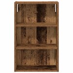 vidaXL Armoire murale de salle de bain Bois ancien 40 x 16 x 62 5 cm