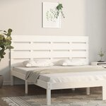 vidaXL Tête de lit Blanc 160x3x80 cm Bois massif de pin