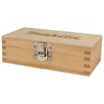 Makita ensemble d'embouts de routeur 6 pièces 8 mm argenté