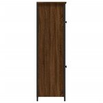 vidaXL Buffet haut chêne marron 62x32x106 5 cm bois d'ingénierie
