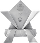 Pièce de monnaie en Argent 2 Dollars g 62.2 (2 oz) Millésime 2026 Folded Dreams PAPER FROG (PRÉCOMMANDE)