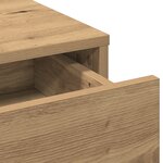 vidaXL Coiffeuse chêne artisanal 50 x 41 x 135 cm Bois d'ingénierie