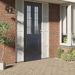 vidaXL Film pour fenêtre dépoli gris 45x500cm PVC