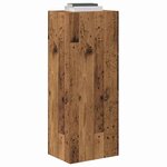 vidaXL Meuble TV mural Montage mural Bois Ancien 40 5 x 30 x 102 cm