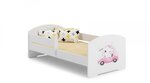 Lit enfant LUK BAR 140x70 Chat avec matelas