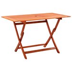 vidaXL Ensemble à manger d'extérieur pliable 7 Pièces Bois d'eucalyptus