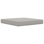 vidaXL Coussin de canapé d'extérieur 3 Pièces Gris Polyester