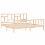 vidaXL Cadre de lit sans matelas 200x200 cm bois massif de pin