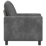 vidaXL Canapé Gris clair 76 x 81 x 87 5 cm Polyester