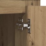 vidaXL Buffet Chêne artisanal 70 x 35 5 x 67 5 cm Bois d'ingénierie