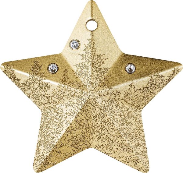 Monnaie WINTER FOREST Holiday Ornament Gilded 1 Oz Argent 5$ Cook Islands 2025 (PRÉCOMMANDE)