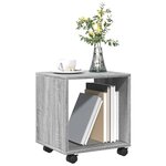 vidaXL Armoire roulante sonoma gris 37x33x42 5 cm bois d'ingénierie