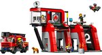 LEGO City - Caserne de Pompiers et Camion - 60414 : Aventure Épique pour Enfants