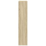 vidaXL Étagère séparatrice de pièce 4 niveaux chêne sonoma