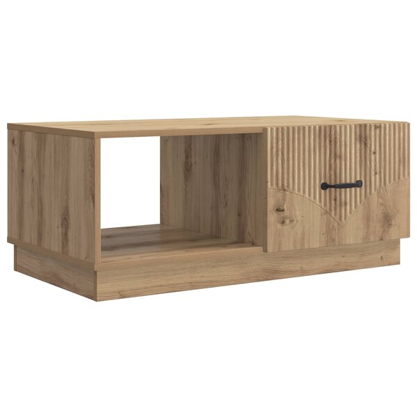 vidaXL Table basse Chêne artisanal 90 x 50 x 37 cm Bois d'ingénierie