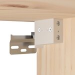 vidaXL Armoire murale 45x30x35 cm Bois de pin massif
