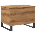 vidaXL Table basse chêne artisanal 60x44 5x45 cm bois d'ingénierie