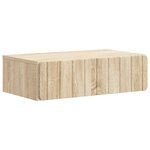 vidaXL Table d'appoint murale Chêne Sonoma 59 x 34 5 x 17 cm