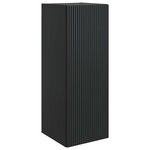 vidaXL Armoire Murale 33 x 34 5 x 90 cm Bois d'ingénierie Noir